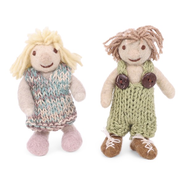 Filz: Bruder und Schwester