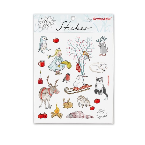 Sticker Schneetiere