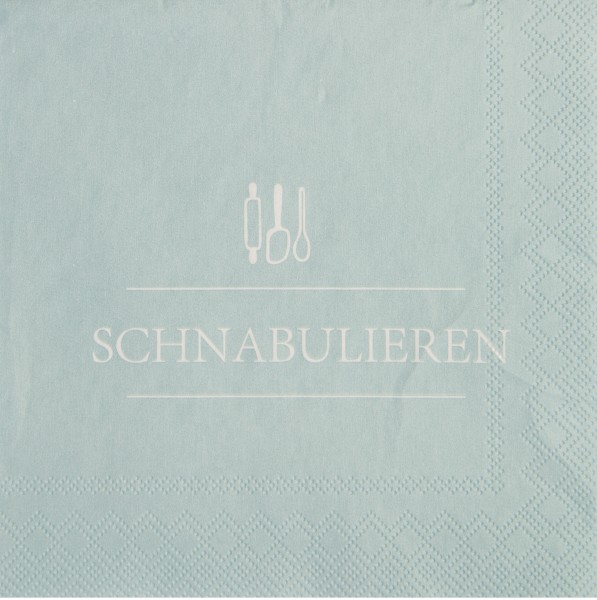 Cocktailservietten – Schnabulieren