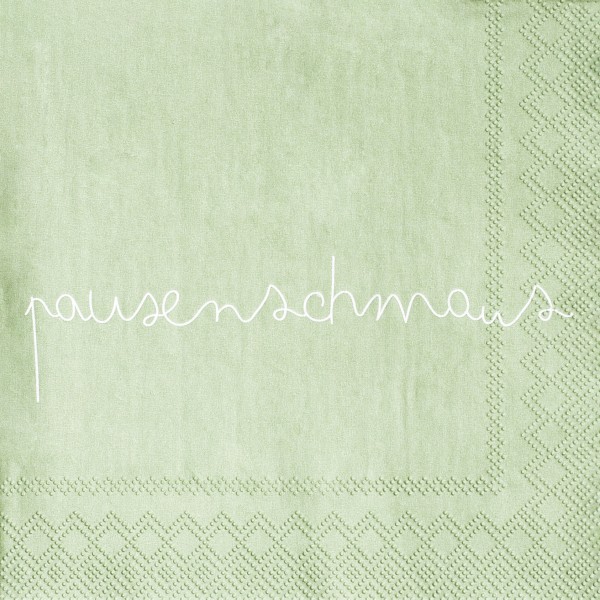 Cocktailservietten – Pausenschmaus