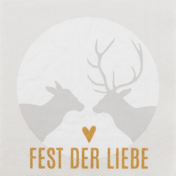 Cocktailservietten Fest der Liebe