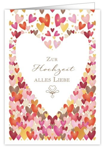 XL Karte Zur Hochzeit Alles Liebe