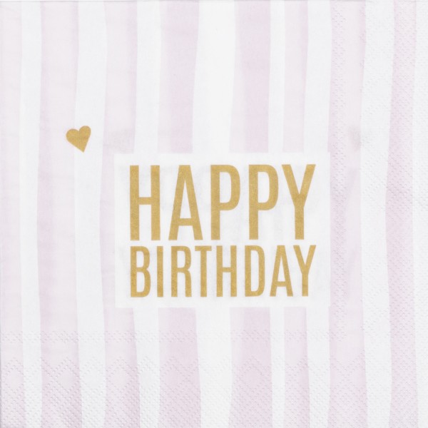 Servietten Happy birthday