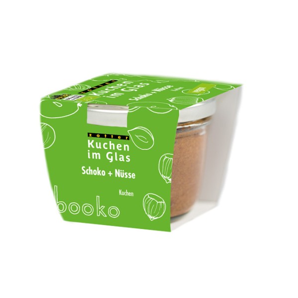 Kuchen im Glas Schoko + Nüsse