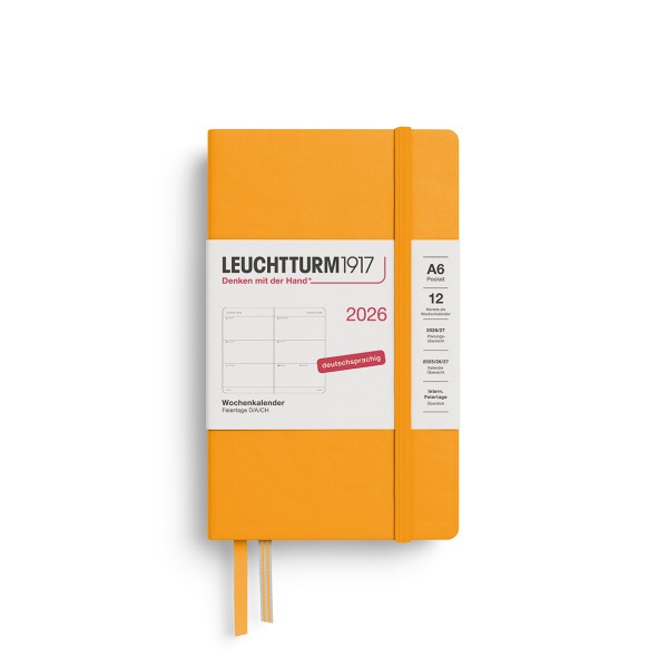 Wochenplaner Pocket (A6) 2026, rising sun