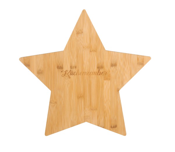 Bambusbrett Stern Küchenzauber