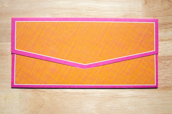 Geschenkumschlag orange