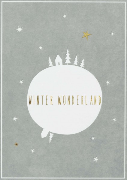 Karte Winter Wonderland