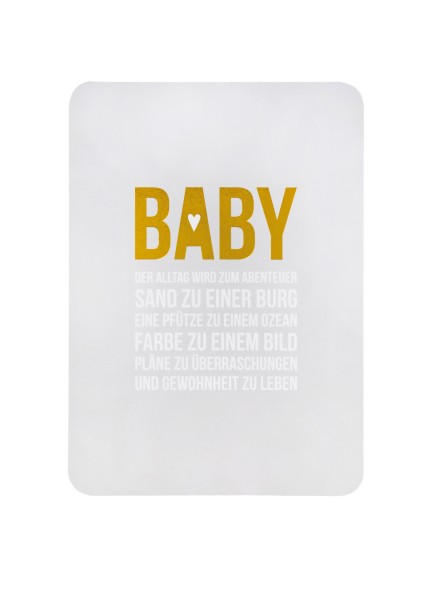 Baby Karte "Der Alltag Wird Zum Abenteuer"