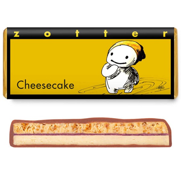 Handgeschöpfte Schokolade "Cheescake"
