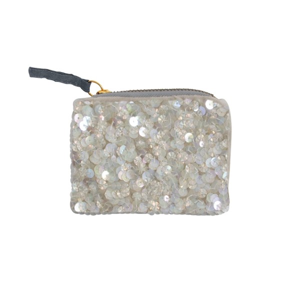 Münztasche all over Pailletten