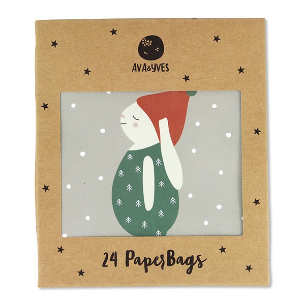 Papiergeschenktüten klein, Hase