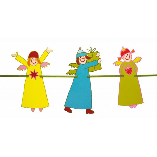 Girlande HS Sternchen (grün)