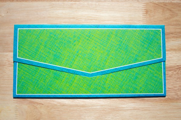 Geschenkumschlag grün