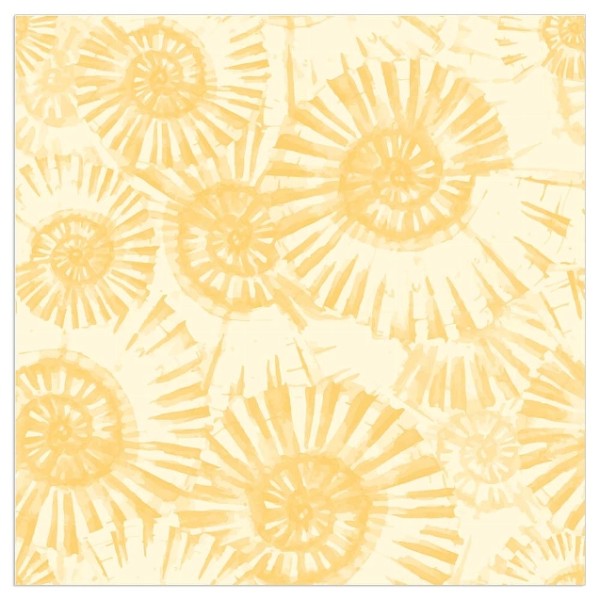 Servietten - sonnengelbe Schnecken