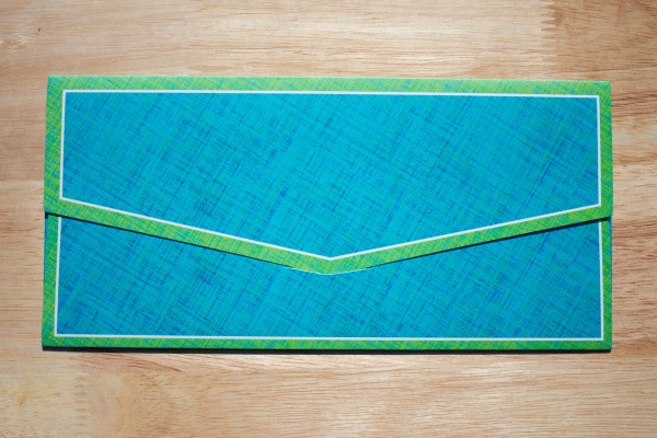 Geschenkumschlag light blue