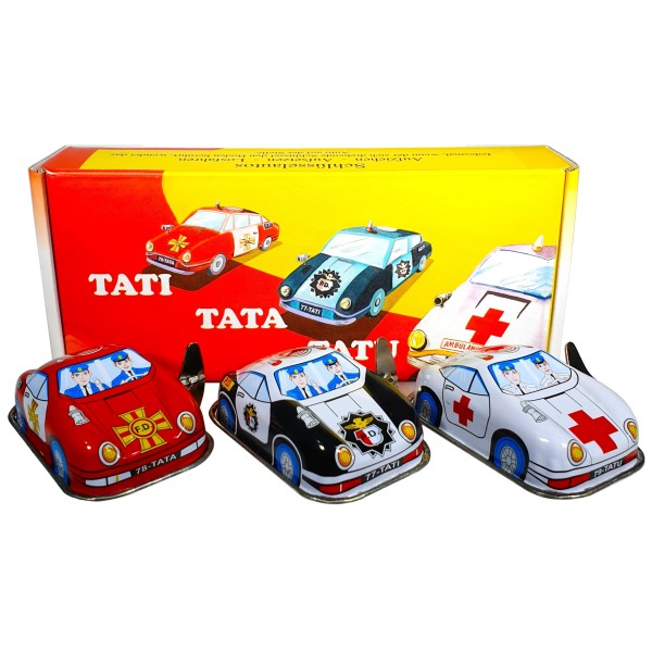 Schlüsselautos Tati-tata-tatu 3er Set, Blechspielzeug