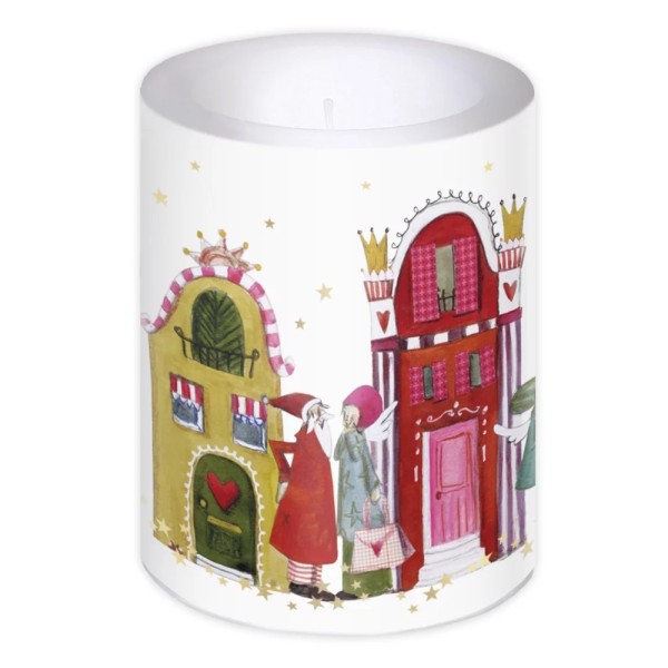 Kleine Kerze Häuser