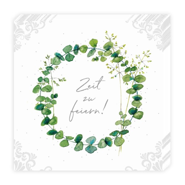 Serviette Zeit zu feiern!