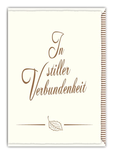 Trauerkarte – In stiller Verbundenheit