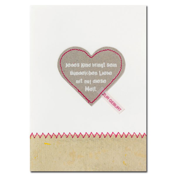 Geburtskarte – Jedes Kind bringt …