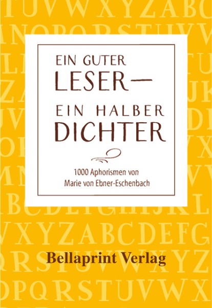 Bellaprint SpruchBuch gelb
