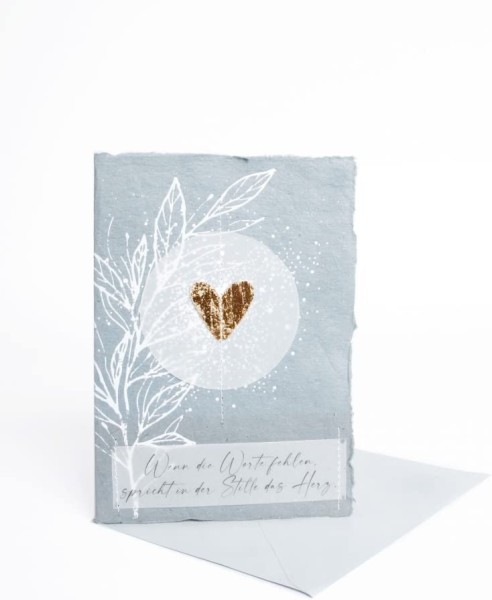 Trauerkarte Wenn die Worte fehlen