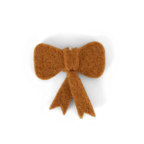 Filz Masche ocker mini