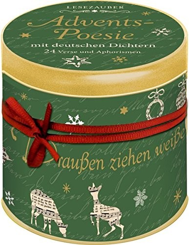 Adventskalenderdose – Advents-Poesie mit deutschen Dichtern