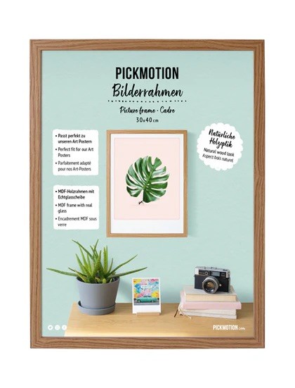 Bilderrahmen Holzoptik hell