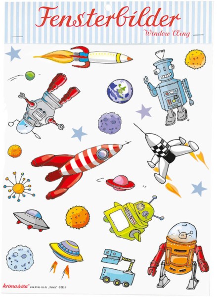 Fensterbilder Raumfahrt