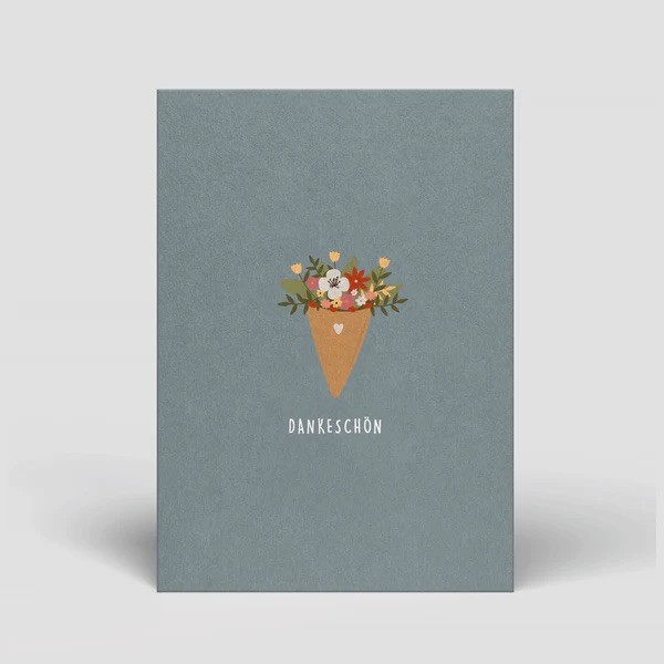 Postkarte Dankeschön