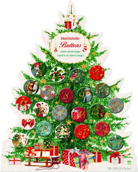 Adventkalender Buttons