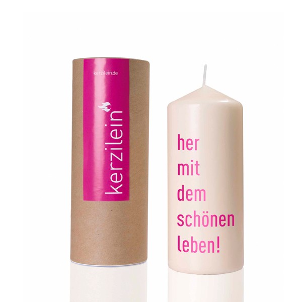 Kerzilein - her mit dem schönen Leben