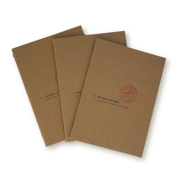Arbeitswütig Notizhefte Blanko A6