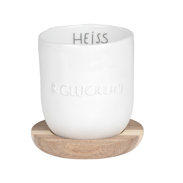 Tasse Heiss & Glücklich
