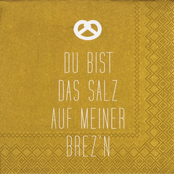 Serviette Du bist das Salz