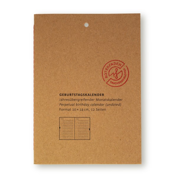 Geburtstagskalender A6