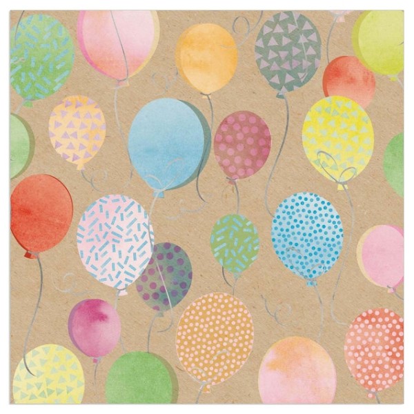 Servietten Organics – Luftballons
