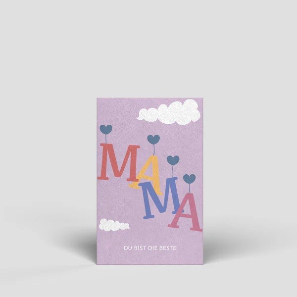 Postkarte Midi - Mama