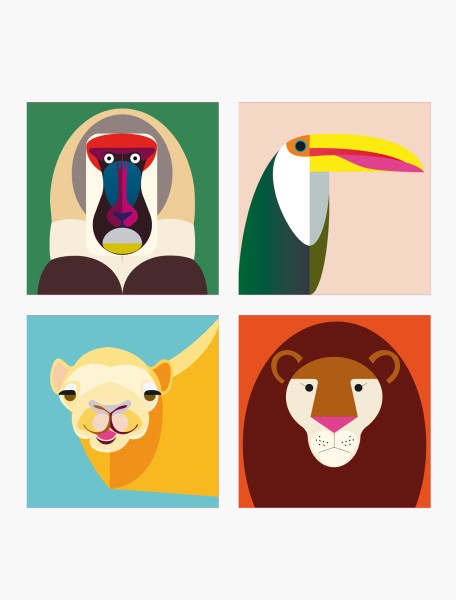 Magnets Wild Animals - Monkey