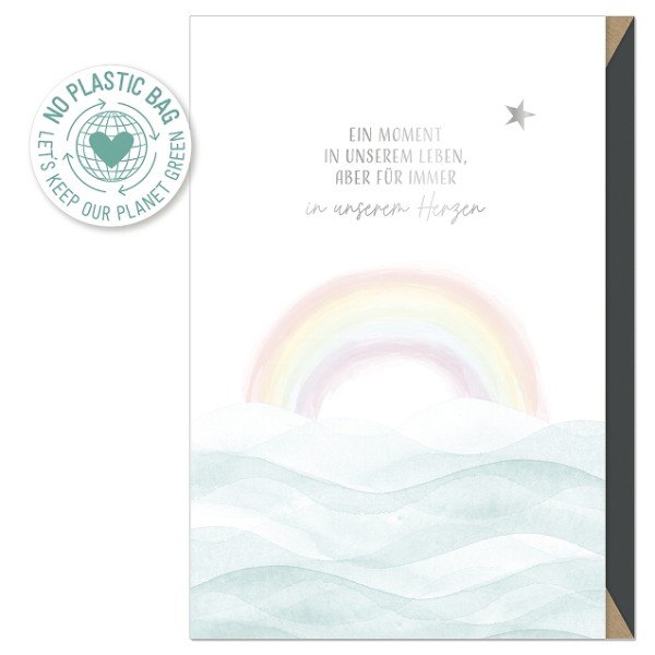 Klappkarte - Trauer Ein Moment im Leben