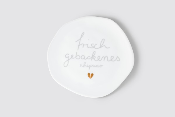 Mix & Max Teller klein – Frisch gebackenes Ehepaar