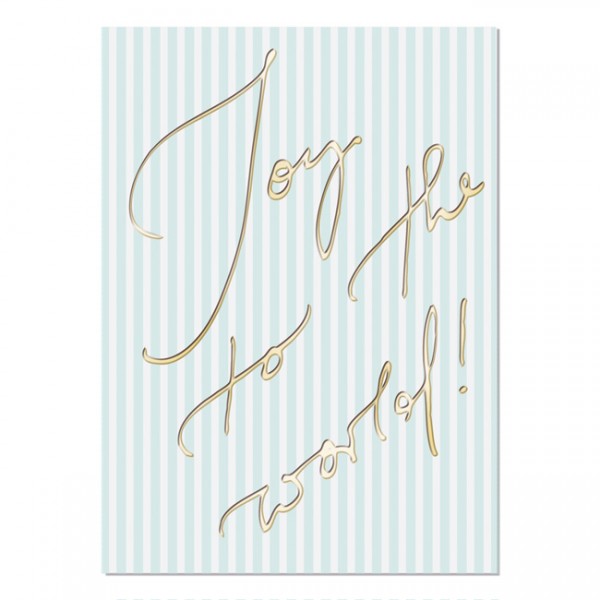 Postkarte – Joy to the world