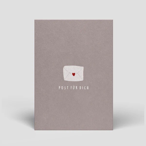 Postkarte "Post für Dich"
