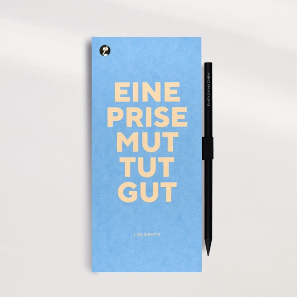 Schreibset - eine Prise Mut