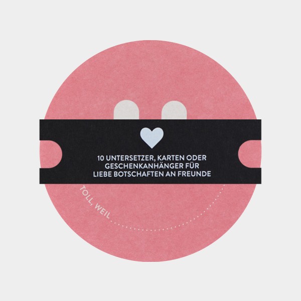 Untersetzer, Karte oder Geschenksanhänger Smileys