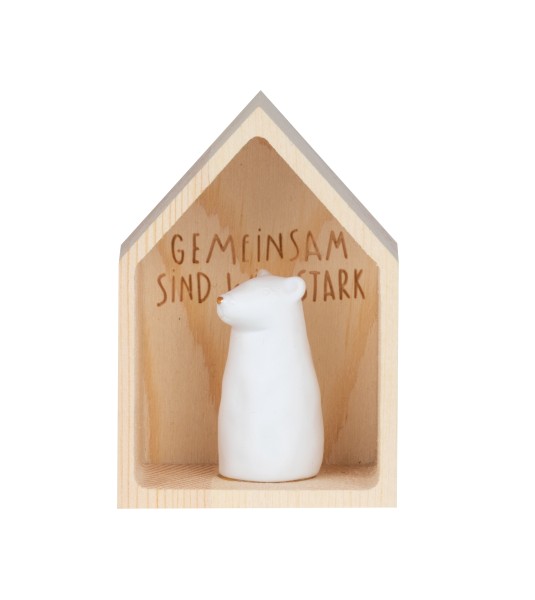 Kleines Zuhause für die Stärke, Bär