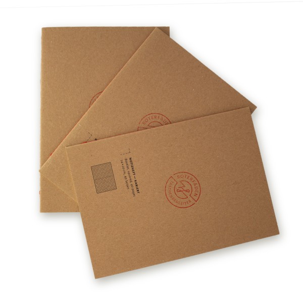 Arbeitswütig Notizhefte Kariert A5