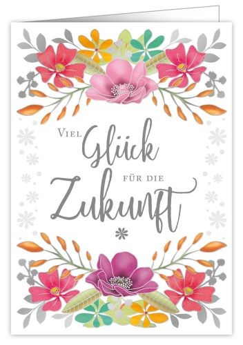 XL Karte Viel Glück für die Zukunft